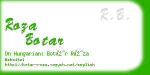 roza botar business card